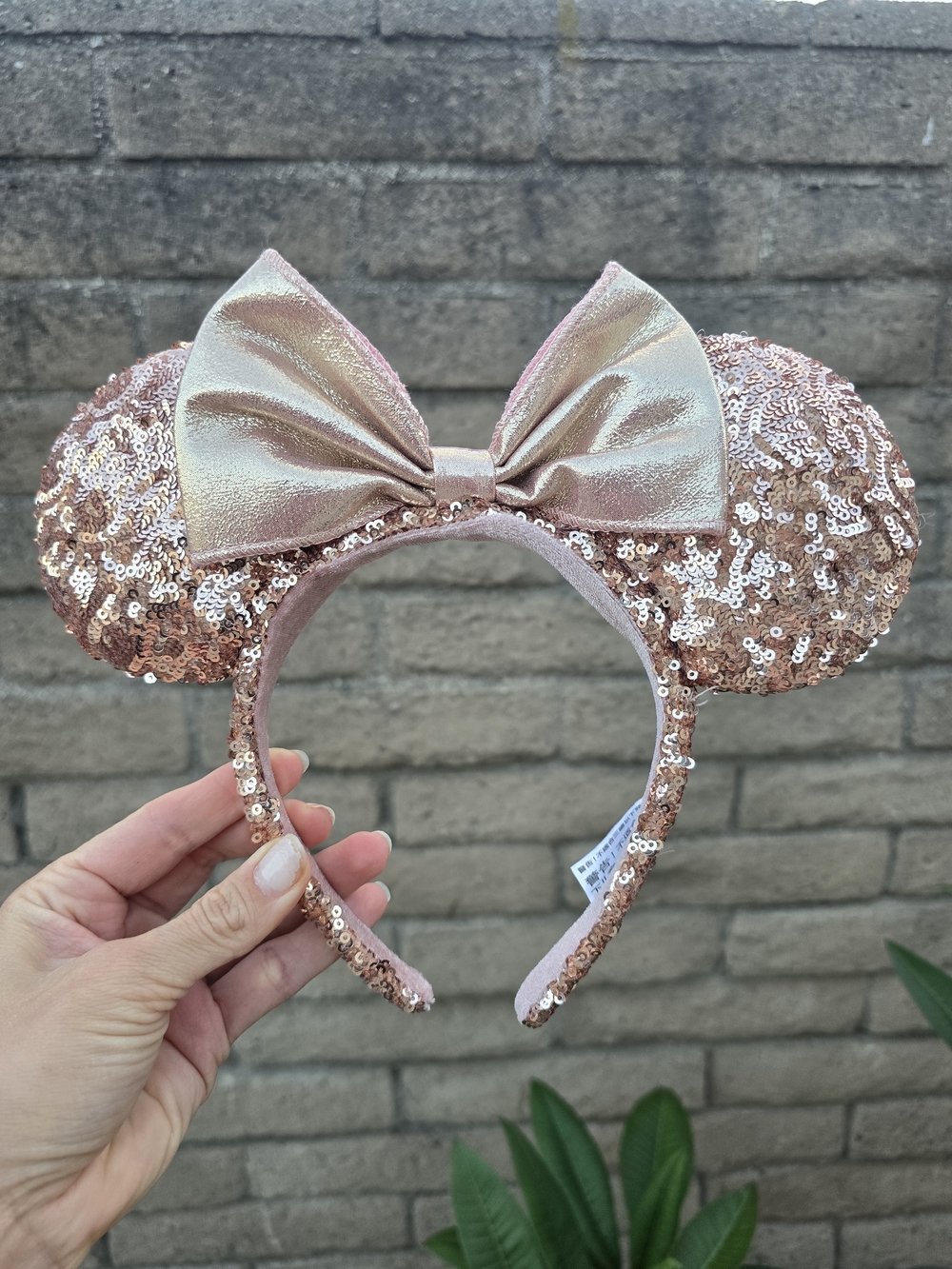 Pink Sparkly MICKEY MOUSE EARS. ♡